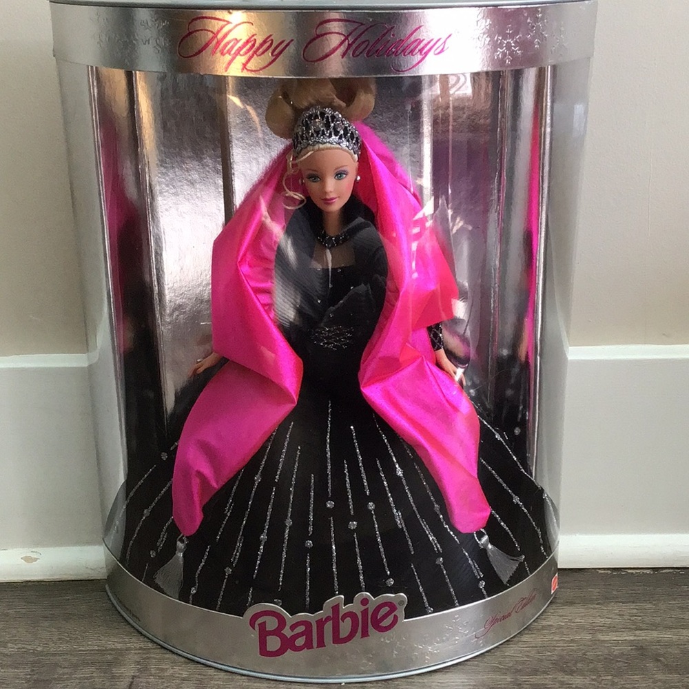 Barbie Happy Holidays Doll - Pink and Black